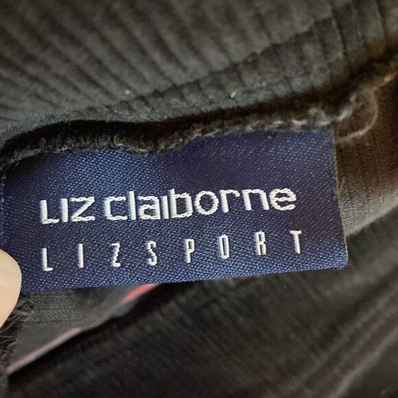 Liz Claiborne- black corduroy mini skirt- Size 10 - Picture 6 of 6